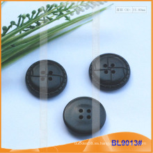 Botón de piel de imitación de 4 agujeros botón BL9013